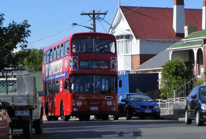 Red Decker Leyland Atlantean Alexander 302